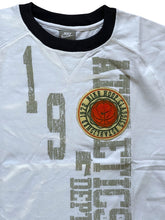 Load image into Gallery viewer, Boys White Nike Classic Attetics Print Cotton Shortsleeve Top
