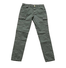 Load image into Gallery viewer, Boys Olive Cotton Rich Combat Cargo Casual Regular Fit Trousers
