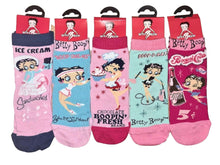 Load image into Gallery viewer, Girls Official Betty Boop Dressy Socks Shoe Size:uk 9-12
