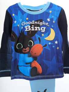 Boys Bunny Bing Goodnight Bing Print Long Sleeve Pyjamas