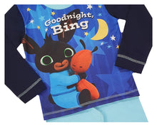 Load image into Gallery viewer, Boys Bunny Bing Goodnight Bing Print Long Sleeve Pyjamas
