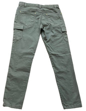 Load image into Gallery viewer, Boys Olive Cotton Rich Combat Cargo Casual Regular Fit Trousers
