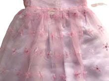 Load image into Gallery viewer, Baby Girls Toddlers Satin Mesh Embroidered Lace Baptism + Hood Christening Gown
