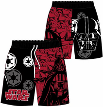 Load image into Gallery viewer, Boys Disney Star Wars Black Red  Swimming Shorts
