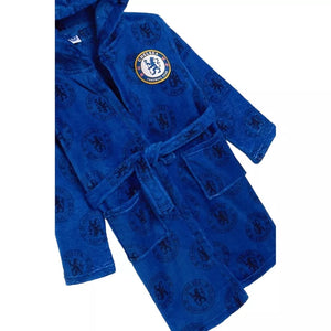 Mens Adult Official Chelsea FC Dressing Gown Bathrobe