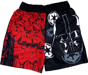 Boys Disney Star Wars Black Red  Swimming Shorts