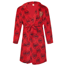 Load image into Gallery viewer, Mens Red Official Arsenal FC Soft Fleece Hooded Dressing Gown
