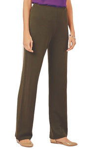 Ladies Lily Ella Olive Wool Blend Trousers