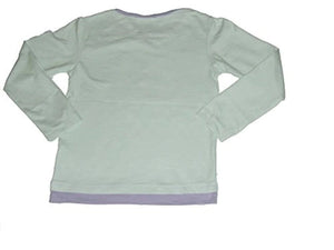 Girls Light Green Hello Kitty Cotton Long sleeve Top